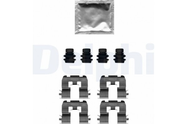 Delphi Σετ βοηθ. εξαρτημάτων, Τακάκια Φρένων - LX0690