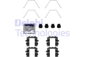 Delphi Σετ βοηθ. εξαρτημάτων, Τακάκια Φρένων - LX0705