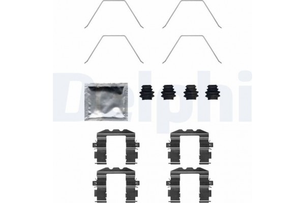 Delphi Σετ βοηθ. εξαρτημάτων, Τακάκια Φρένων - LX0705