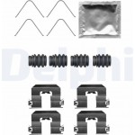 Delphi Σετ βοηθ. εξαρτημάτων, Τακάκια Φρένων - LX0706