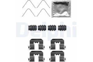 Delphi Σετ βοηθ. εξαρτημάτων, Τακάκια Φρένων - LX0706