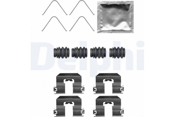 Delphi Σετ βοηθ. εξαρτημάτων, Τακάκια Φρένων - LX0706