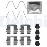 Delphi Σετ βοηθ. εξαρτημάτων, Τακάκια Φρένων - LX0708