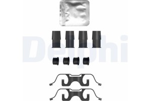 Delphi Σετ βοηθ. εξαρτημάτων, Τακάκια Φρένων - LX0755