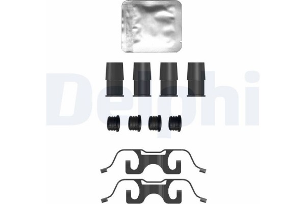 Delphi Σετ βοηθ. εξαρτημάτων, Τακάκια Φρένων - LX0755