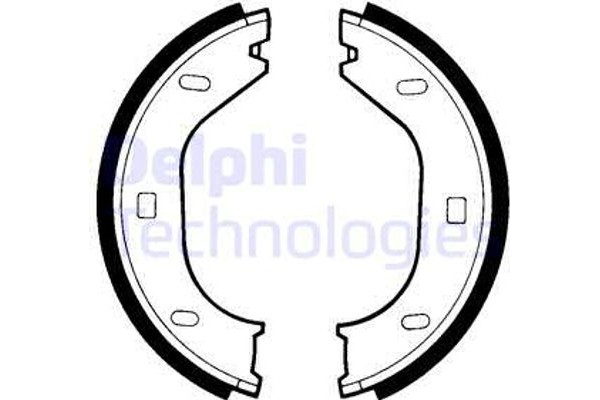 Delphi Σετ Σιαγόνων φρένων, Χειρόφρενο - LS1370