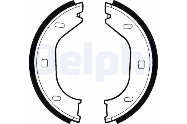 Delphi Σετ Σιαγόνων φρένων, Χειρόφρενο - LS1370