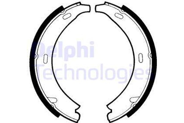 Delphi Σετ Σιαγόνων φρένων, Χειρόφρενο - LS1371