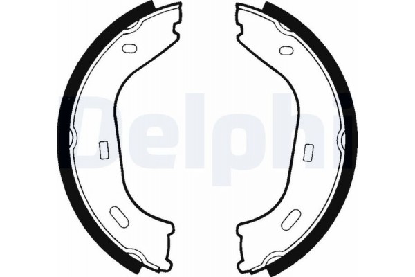 Delphi Σετ Σιαγόνων φρένων, Χειρόφρενο - LS1372