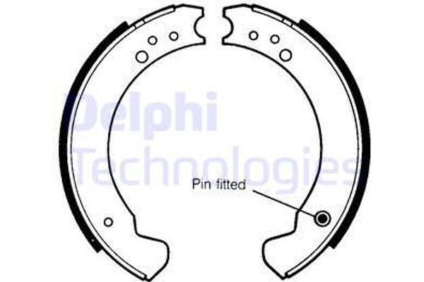 Delphi Σετ Σιαγόνων Φρένων - LS1089