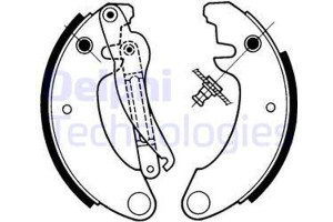 Delphi Σετ Σιαγόνων Φρένων - LS1157