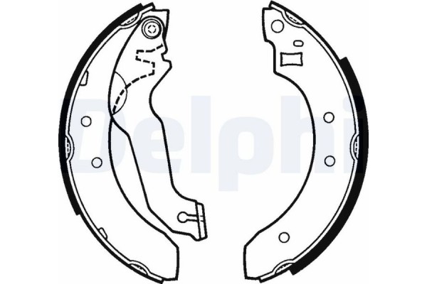 Delphi Σετ Σιαγόνων Φρένων - LS1249