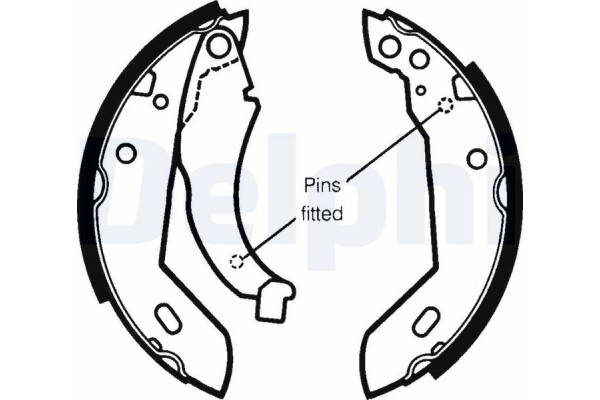 Delphi Σετ Σιαγόνων Φρένων - LS1250