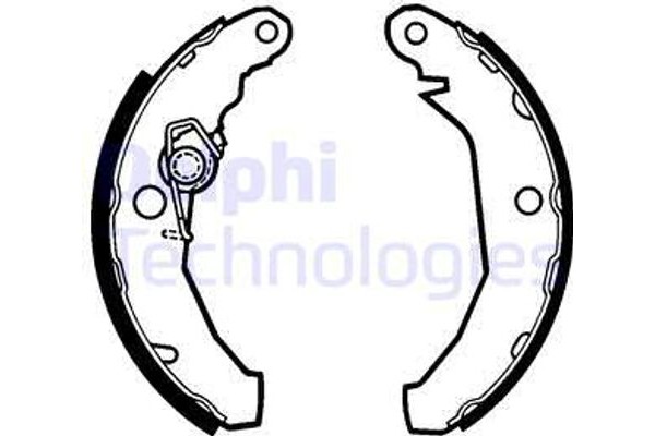 Delphi Σετ Σιαγόνων Φρένων - LS1272