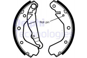 Delphi Σετ Σιαγόνων Φρένων - LS1292