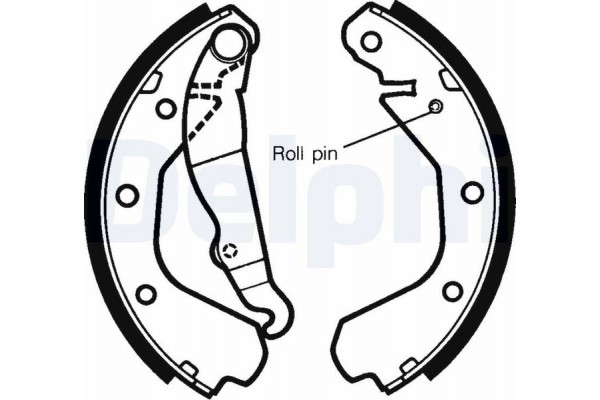 Delphi Σετ Σιαγόνων Φρένων - LS1292