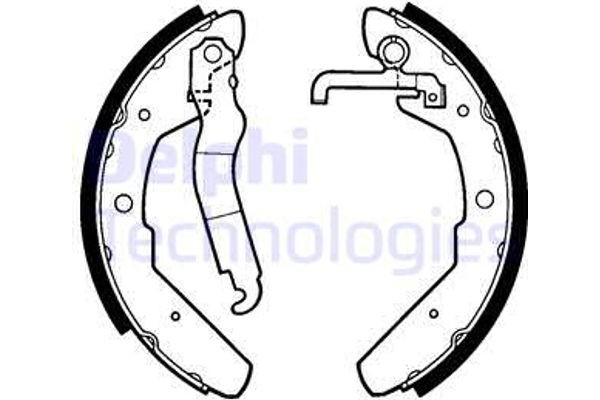 Delphi Σετ Σιαγόνων Φρένων - LS1301