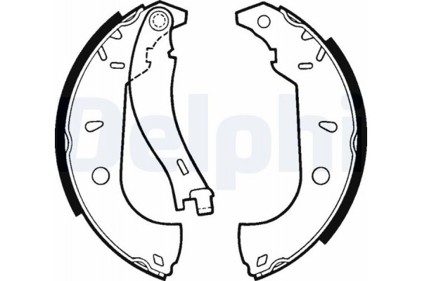 Delphi Σετ Σιαγόνων Φρένων - LS1379