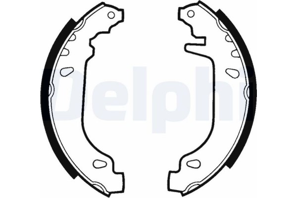 Delphi Σετ Σιαγόνων Φρένων - LS1404
