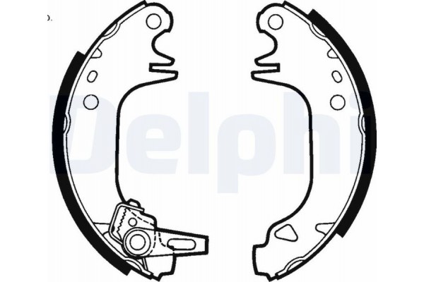 Delphi Σετ Σιαγόνων Φρένων - LS1423