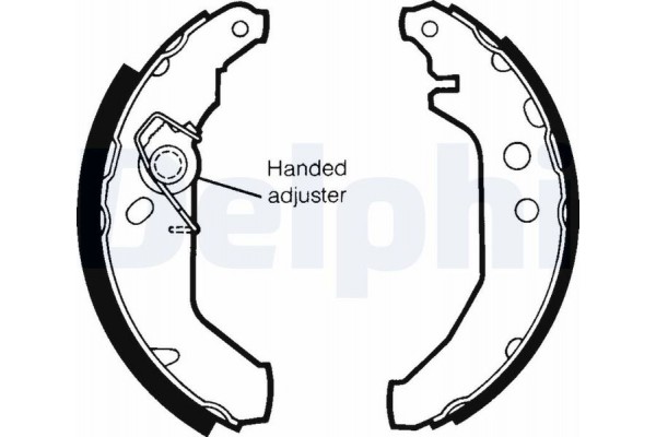 Delphi Σετ Σιαγόνων Φρένων - LS1435