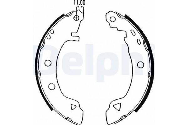 Delphi Σετ Σιαγόνων Φρένων - LS1575