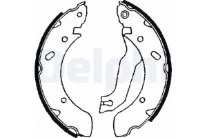 Delphi Σετ Σιαγόνων Φρένων - LS1610