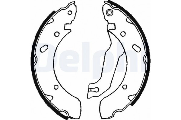 Delphi Σετ Σιαγόνων Φρένων - LS1610