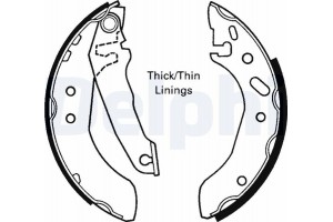 Delphi Σετ Σιαγόνων Φρένων - LS1616