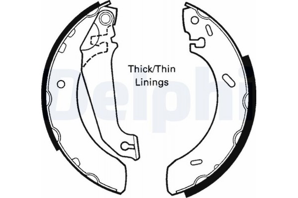 Delphi Σετ Σιαγόνων Φρένων - LS1617