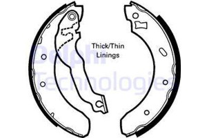 Delphi Σετ Σιαγόνων Φρένων - LS1618