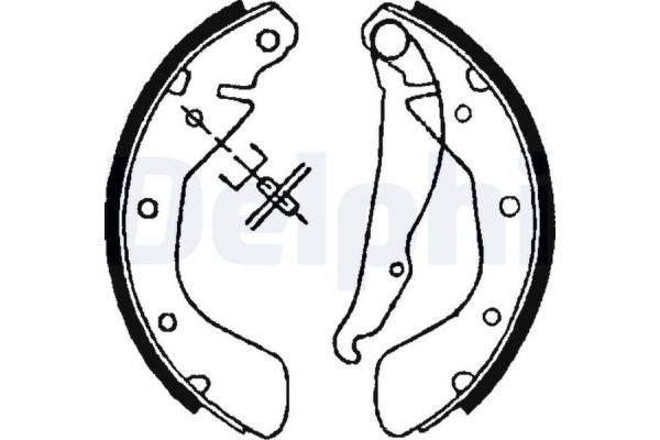 Delphi Σετ Σιαγόνων Φρένων - LS1621