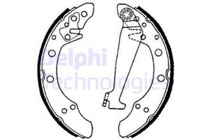 Delphi Σετ Σιαγόνων Φρένων - LS1625