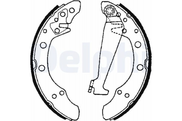 Delphi Σετ Σιαγόνων Φρένων - LS1625