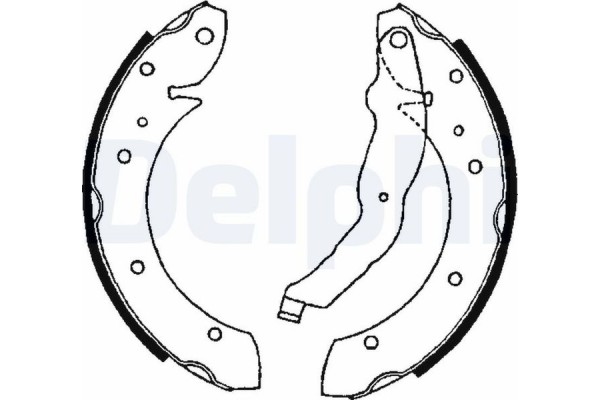 Delphi Σετ Σιαγόνων Φρένων - LS1634 Delphi Σετ Σιαγόνων Φρένων - LS1634