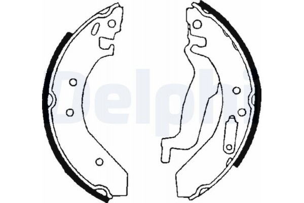 Delphi Σετ Σιαγόνων Φρένων - LS1645