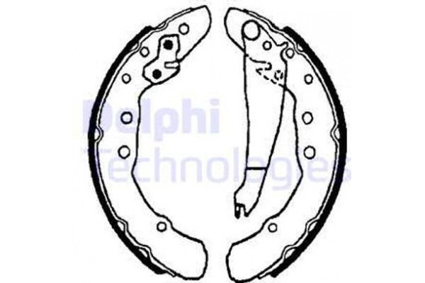 Delphi Σετ Σιαγόνων Φρένων - LS1655