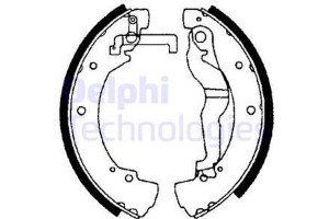 Delphi Σετ Σιαγόνων Φρένων - LS1656