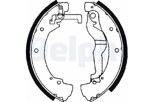 Delphi Σετ Σιαγόνων Φρένων - LS1656