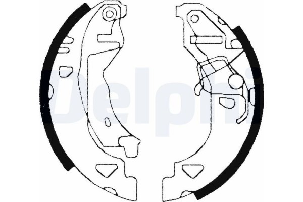 Delphi Σετ Σιαγόνων Φρένων - LS1682
