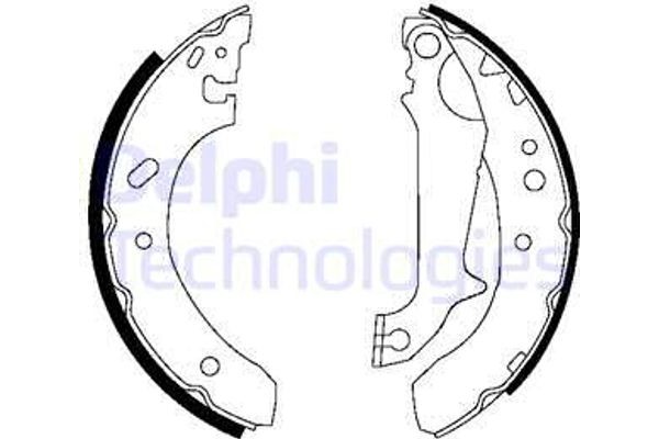 Delphi Σετ Σιαγόνων Φρένων - LS1683