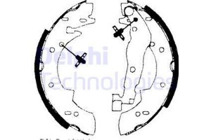 Delphi Σετ Σιαγόνων Φρένων - LS1690