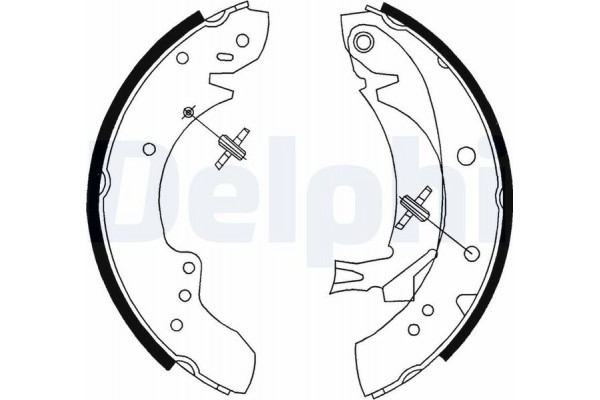 Delphi Σετ Σιαγόνων Φρένων - LS1712