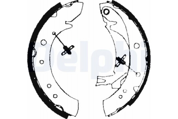 Delphi Σετ Σιαγόνων Φρένων - LS1713 Delphi Σετ Σιαγόνων Φρένων - LS1713