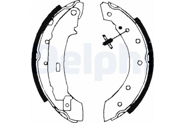 Delphi Σετ Σιαγόνων Φρένων - LS1717 Delphi Σετ Σιαγόνων Φρένων - LS1717