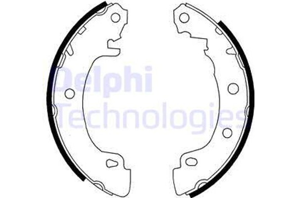 Delphi Σετ Σιαγόνων Φρένων - LS1724