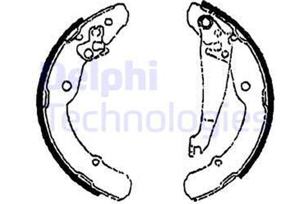 Delphi Σετ Σιαγόνων Φρένων - LS1784