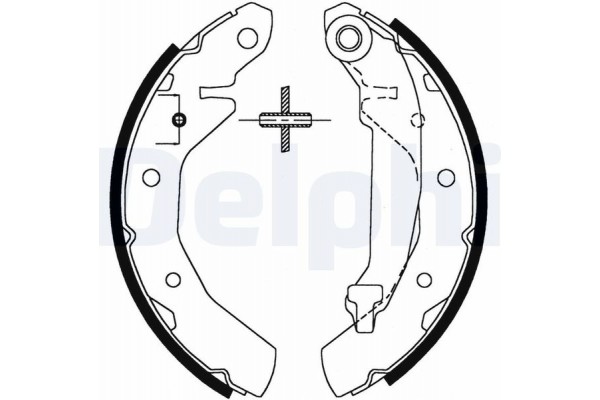 Delphi Σετ Σιαγόνων Φρένων - LS1821