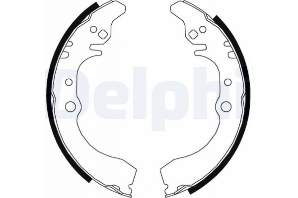 Delphi Σετ Σιαγόνων Φρένων - LS1823