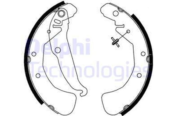 Delphi Σετ Σιαγόνων Φρένων - LS1829